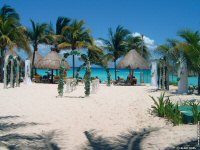 fond d ecran de Amerique Mexique plages de Cancun - Alain Noel
