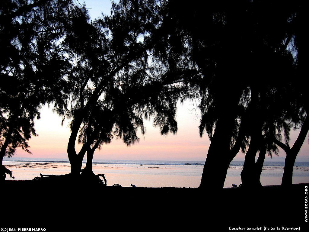 fonds d cran Afrique Ile de la runion Plages - de Jean-Pierre Marro