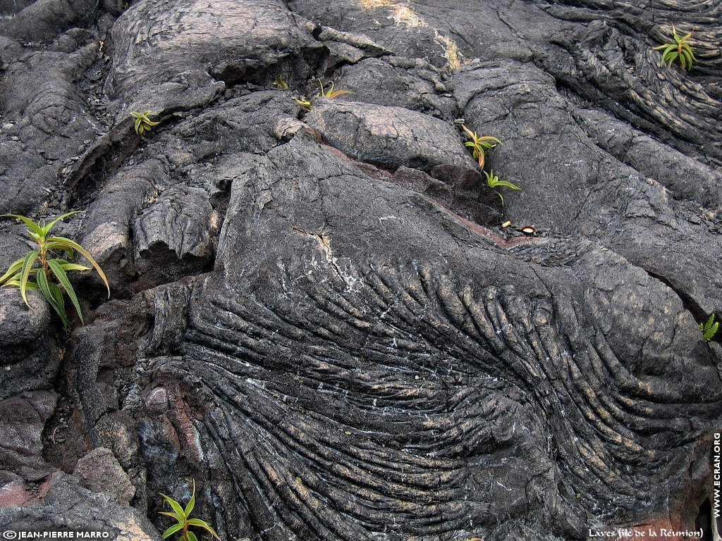 fonds d cran Afrique Ile de la runion Volcan - de Jean-Pierre Marro