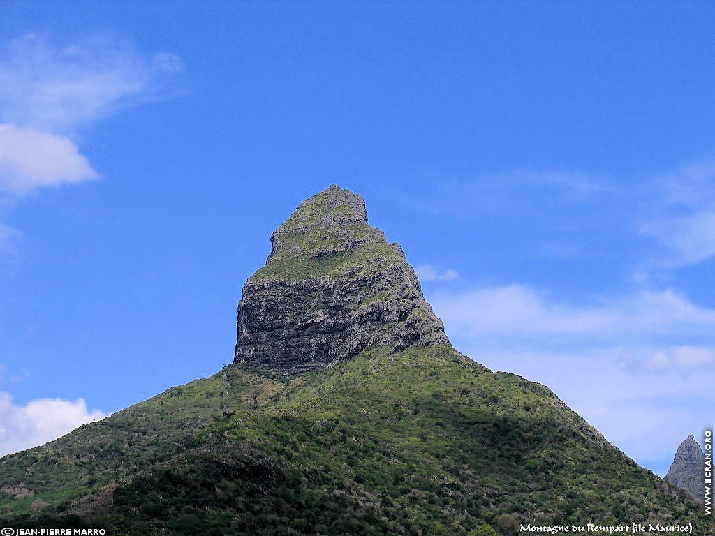 fonds d cran Afrique Ile Maurice Montagne - de Jean-Pierre Marro