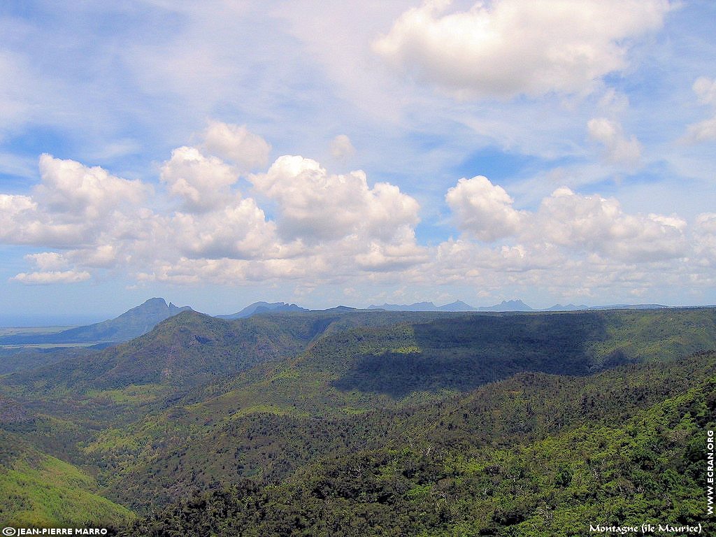 fonds d cran Afrique Ile Maurice Paysages - de Jean-Pierre Marro