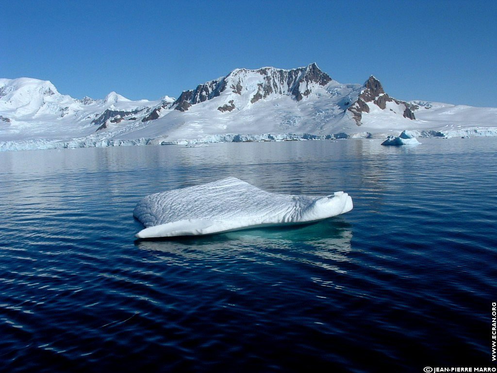 fonds d cran Antarctique Pole Sud Iceberg Banquise - de Jean-Pierre Marro