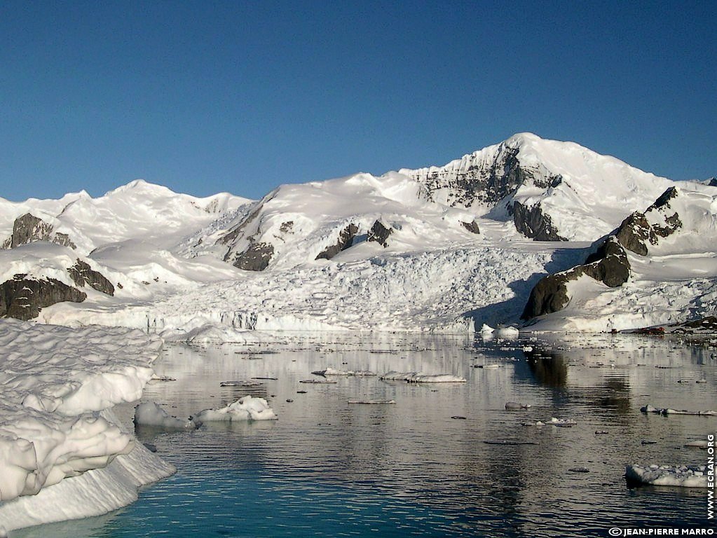 fonds d cran Antarctique Pole Sud Iceberg Banquise - de Jean-Pierre Marro