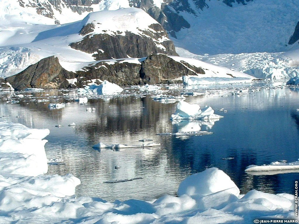 fonds d cran Antarctique Pole Sud Iceberg Banquise - de Jean-Pierre Marro