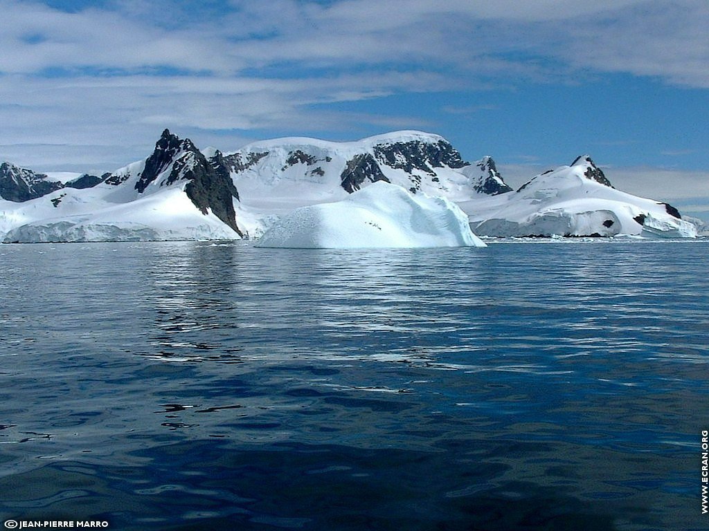 fonds d cran Antarctique Pole Sud Iceberg Banquise - de Jean-Pierre Marro