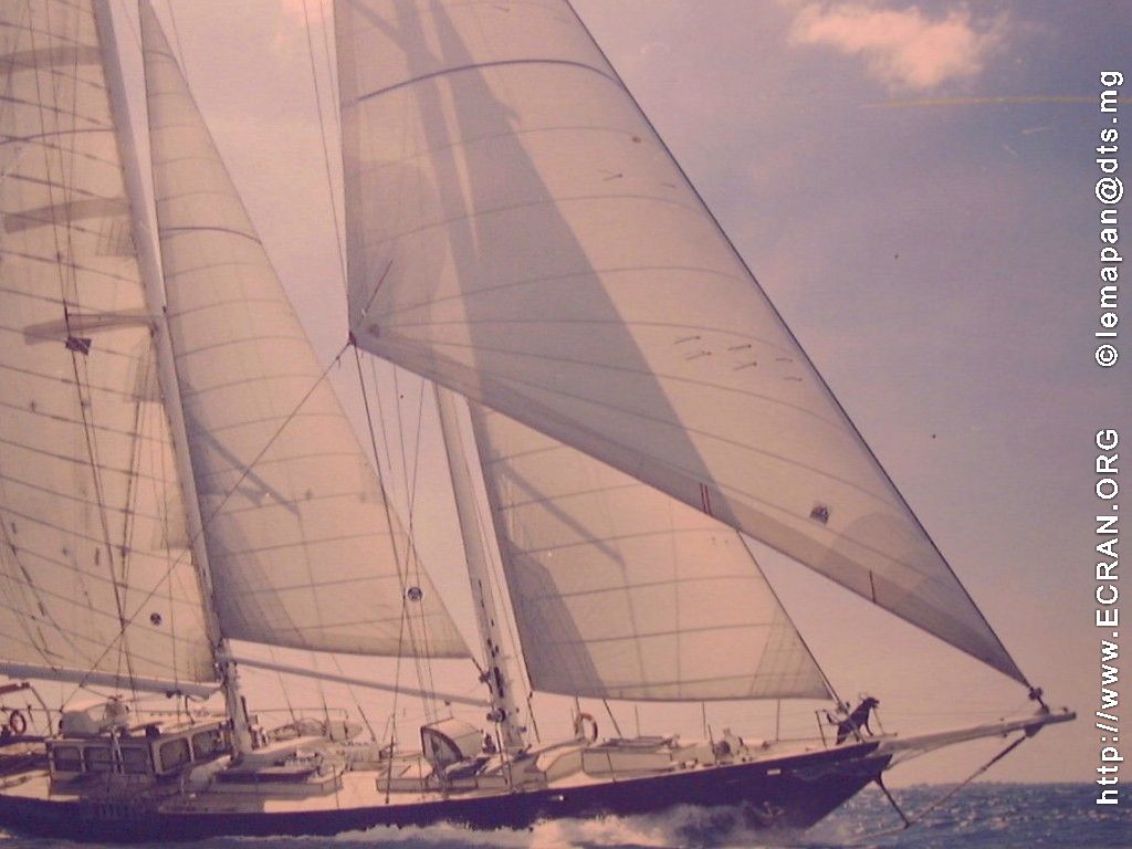fonds d cran Madagascar - Voilier Spirit of Viking ex 