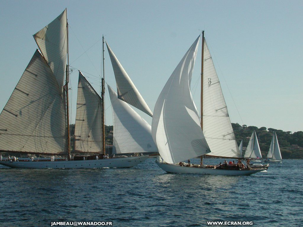 fonds d cran Rgates de St Tropez & Cannes - de Claude Jambeau