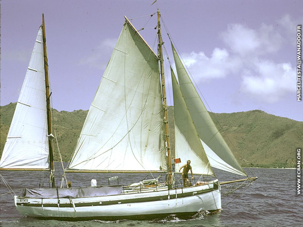 fonds d cran Quelques clichs pris parmi tant d'autres lors d'une croisire de quinze mois en Atlantique - de Marcel Testa