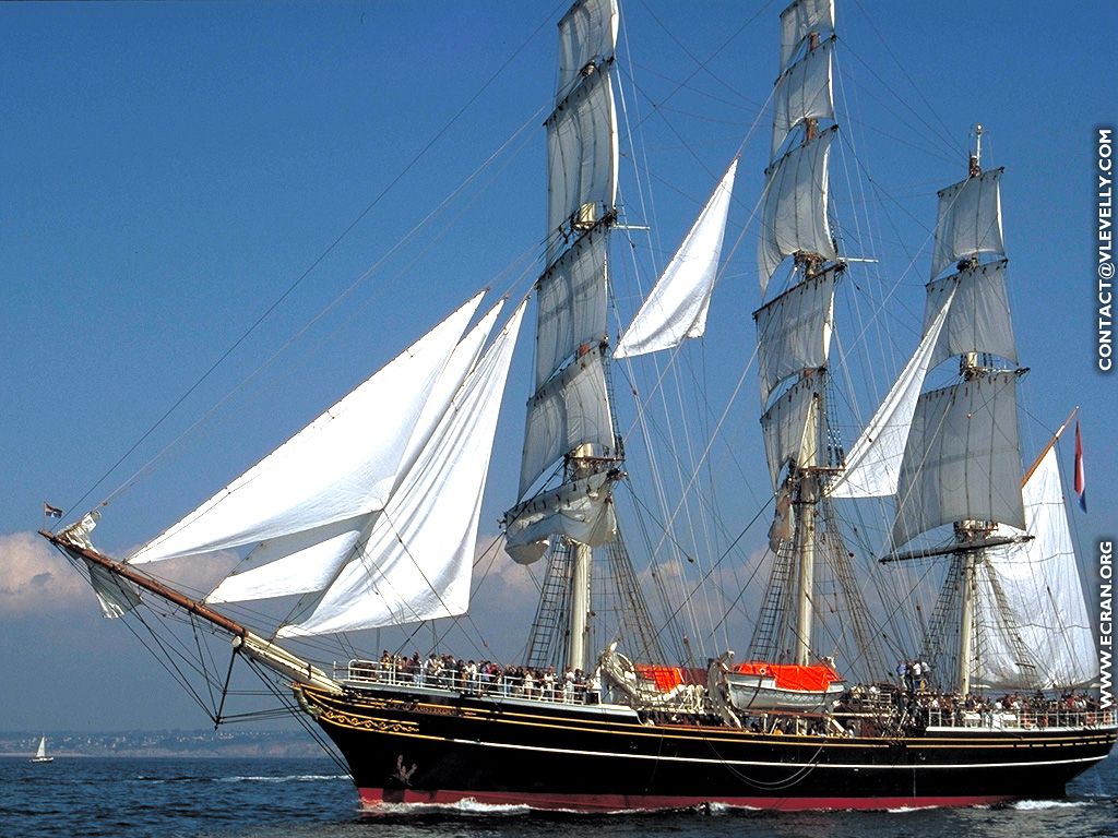 fonds d cran Passionne par la mer et les vieux grements, Brest et Douarnenez 2000 ... - de Vronique