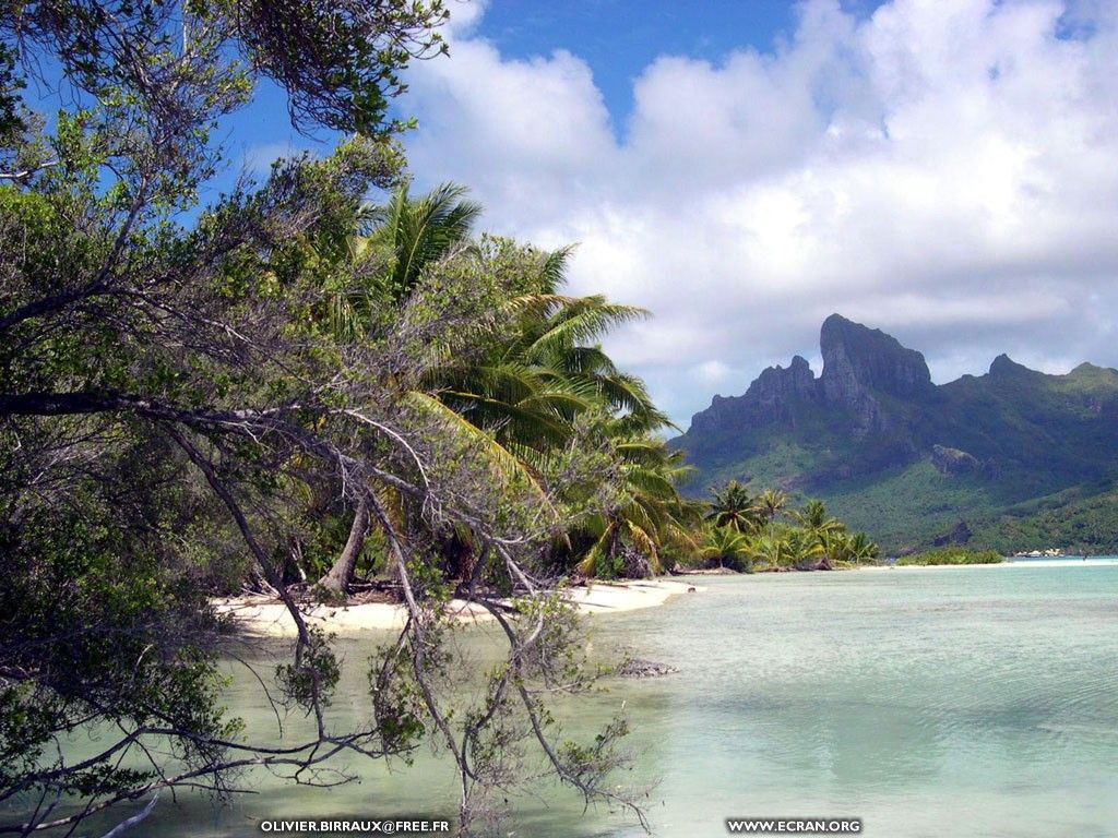 fonds d cran bora-bora-polynesie-francaise - Fond cran du clbre photographe Olivier Birraux - de Olivier Birraux