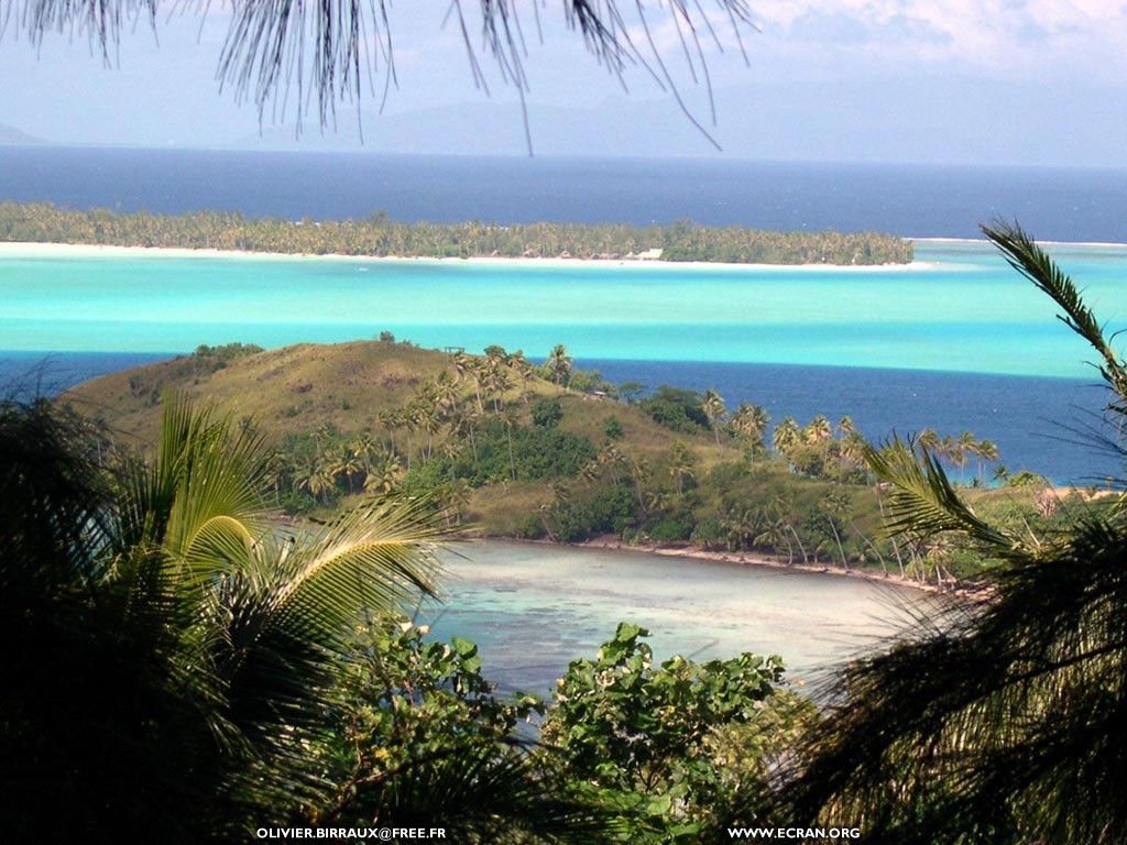 fonds d cran bora-bora-polynesie-francaise - Fond cran du clbre photographe Olivier Birraux - de Olivier Birraux