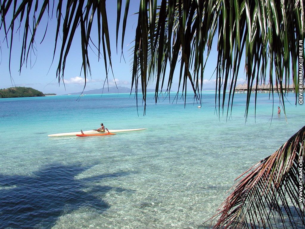 fonds d cran des fonds d'ecran de Bora-Bora bora par Olivier Birraux , habitant  ... Bora bora. Nana et  faaitoito ! - de Olivier Birraux