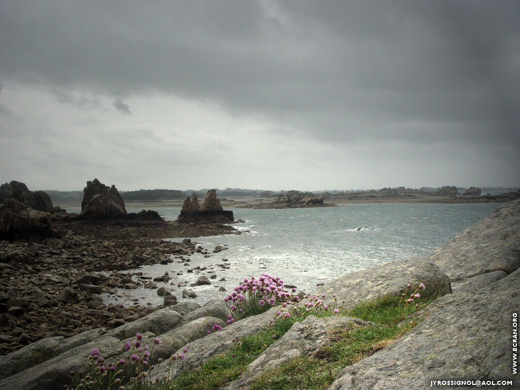 fonds d cran Bretagne Cotes d'armor Tregor Goelo - de Jacques-Yves Rossignol