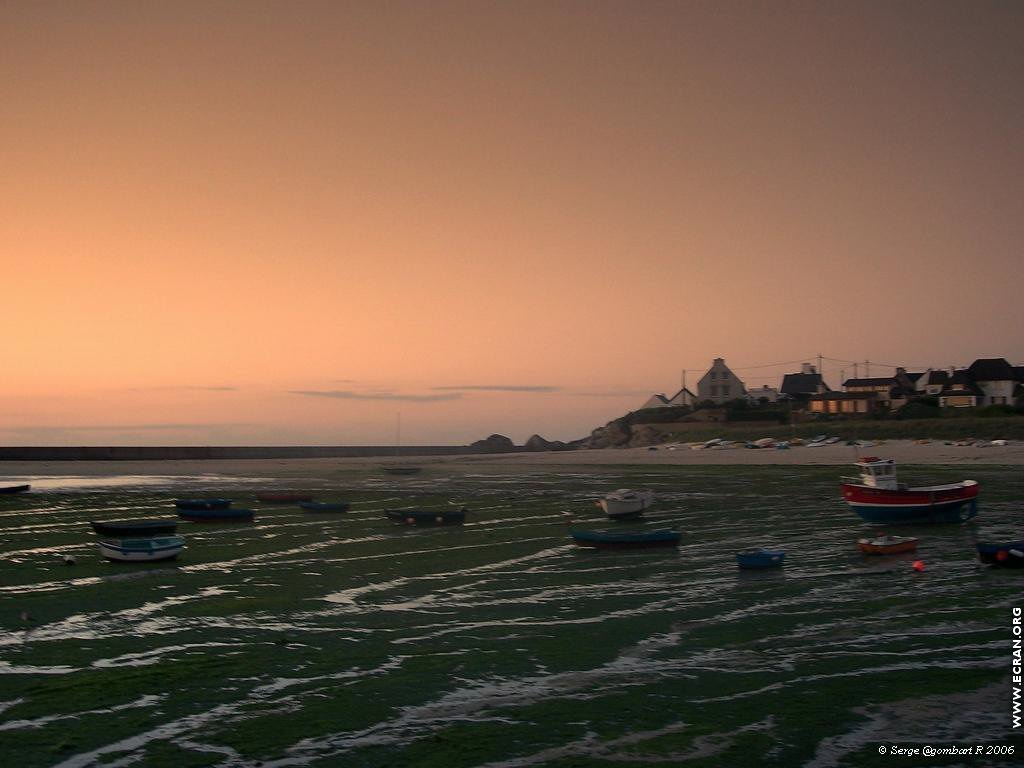 fonds d cran Bretagne - Finistere - Plouescat - de Serge Agombart