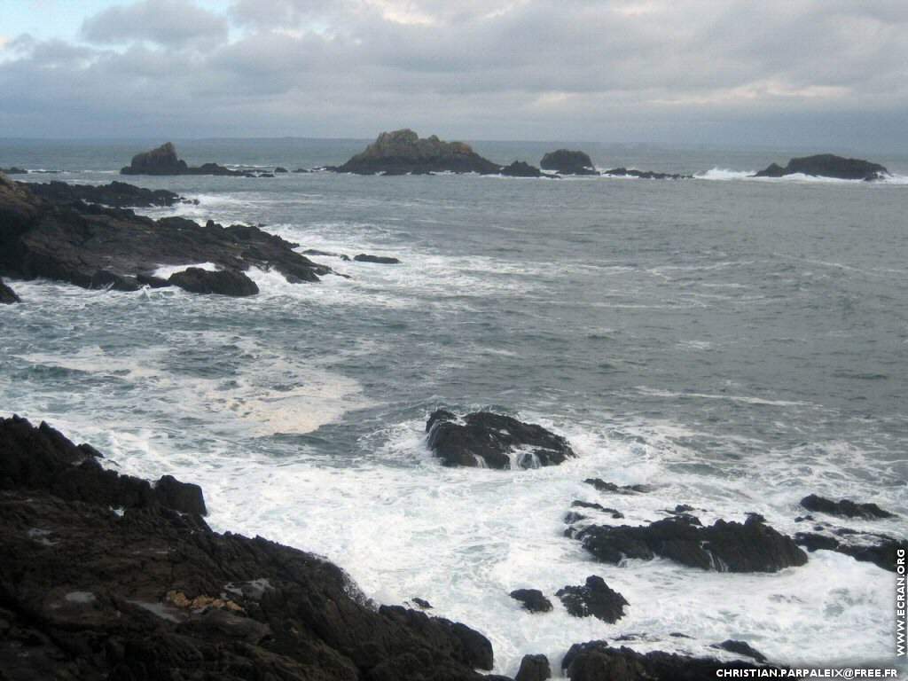 fonds d cran Pointe St Mathieu - Petit paradis breton pour le photographe - Bretagne - Finistre - de Christian Parpaleix