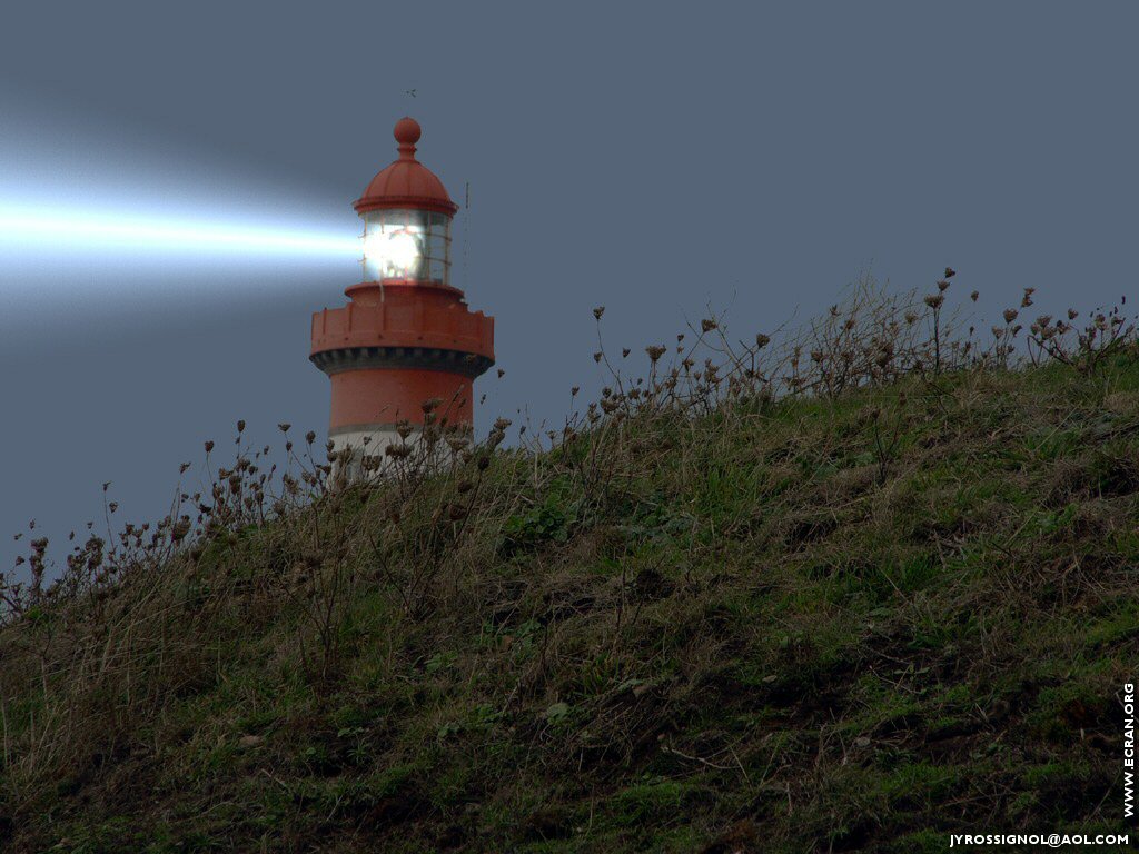 fonds d cran Bretagne-Finistere-Pointe-Saint-Mathieu-Phare - de Jacques-Yves Rossignol