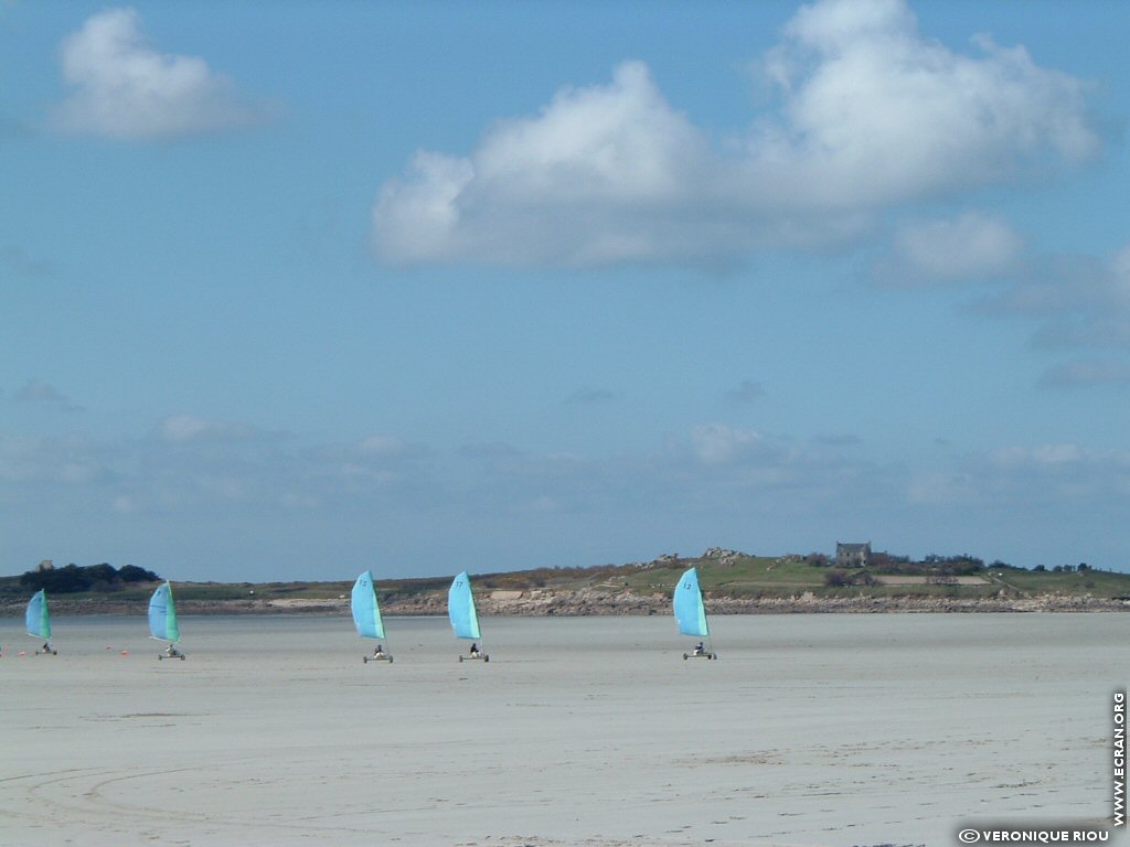 fonds d cran Bretagne - finistre nord - Santec - plage le Diben - de Vronique