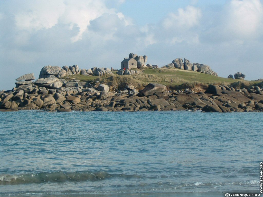 fonds d cran Bretagne - finistre nord - Santec - plage le Diben - de Vronique