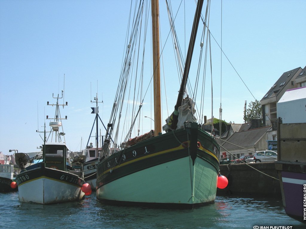 fonds d cran Audierne Finistre Bretagne - de Jean Fleutelot