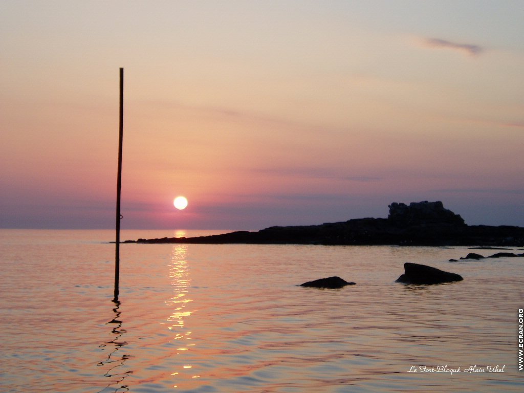 fonds d cran Bretagne -Morbihan -Fort-Bloqu - de Alain Uhel