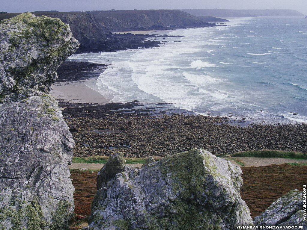 fonds d cran Bretagne Photographie Passion - Sauzon, Crozon, Brigno, Coblant, St Cado ... - de Viviane Michel