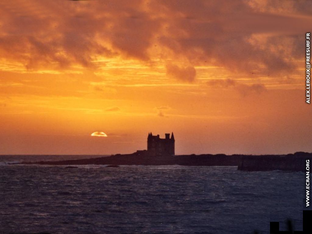 fonds d cran Bretagne - Quiberon - Chateau de Turpeau - de Alex Leroux