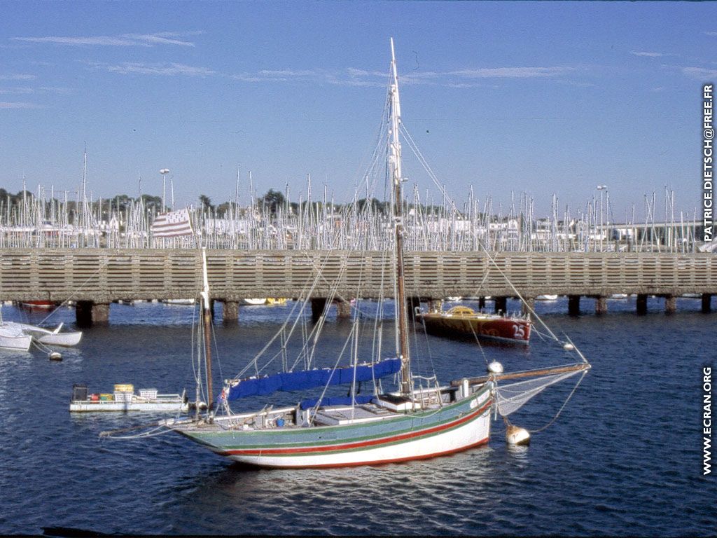 fonds d cran Bretagne - Quiberon & environs , Locmariaquer, la Trinit sur mer - de Patrice Dietsch