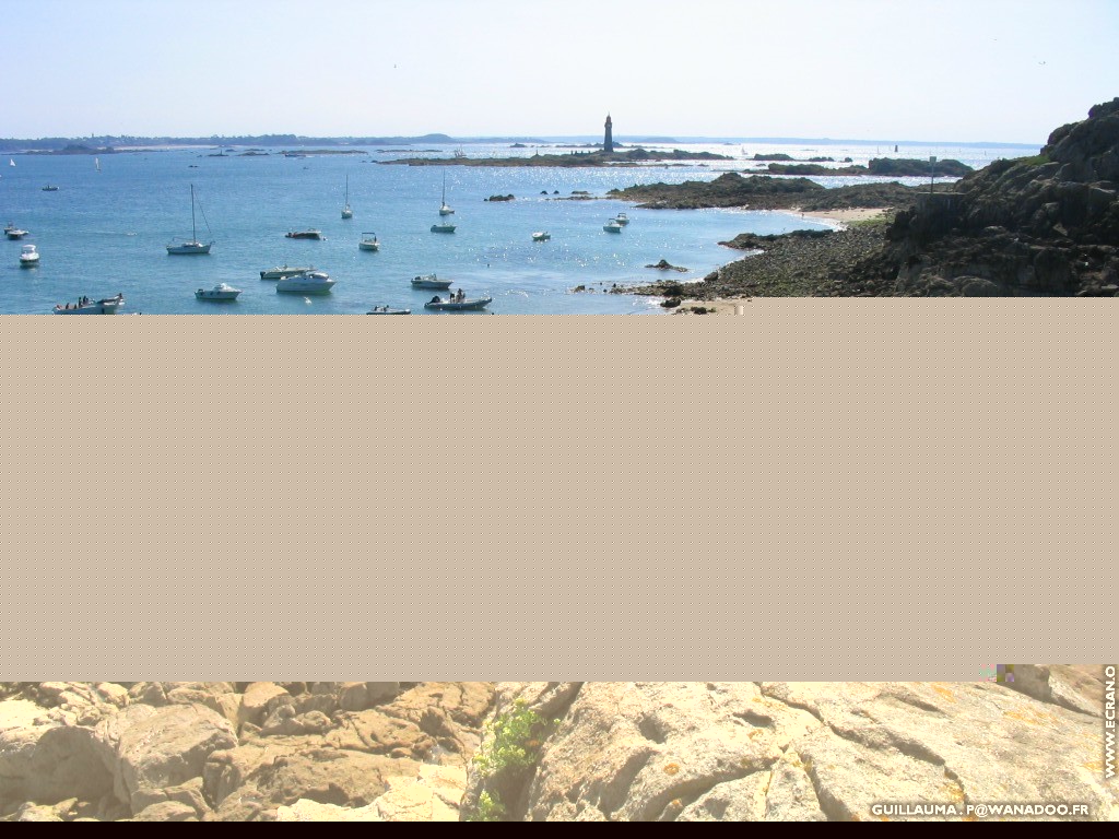 fonds d cran photos de St Malo  l'le Czembre - de Pierre Guillauma