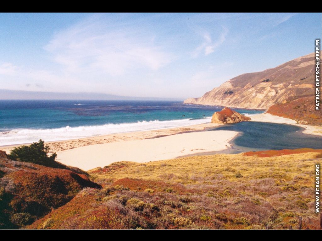 fonds d cran Etats - Unis - Californie , De San-Fransico  Los Angeles - de Patrice Dietsch