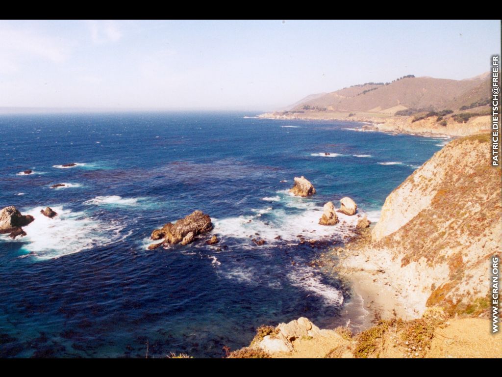 fonds d cran Etats - Unis - Californie , De San-Fransico  Los Angeles - de Patrice Dietsch