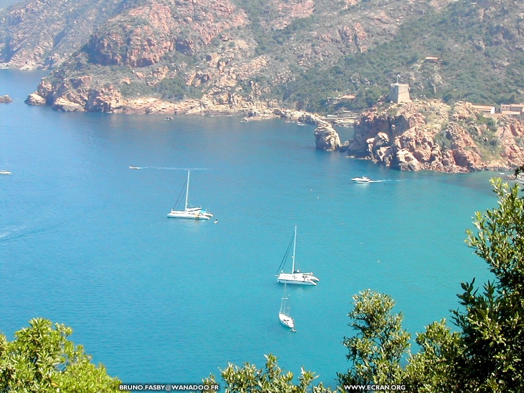 fonds d cran La Corse en fonds d'cran - Ajaccio - Porto - Piana - par Bruno Fasby - de Bruno Fasby