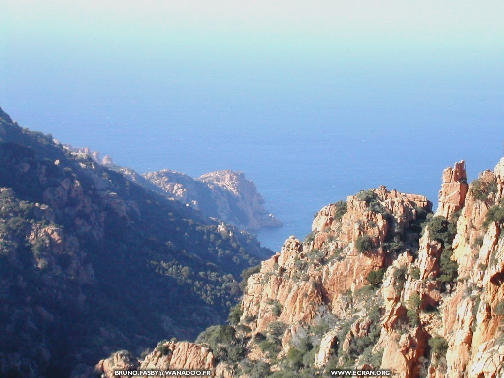 fonds d cran La Corse en fonds d'cran - Ajaccio - Porto - Piana - par Bruno Fasby - de Bruno Fasby