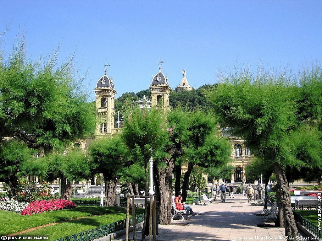 fonds d cran Donostia San sebastian - Pays Basque - Espagne - de Jean-Pierre Marro