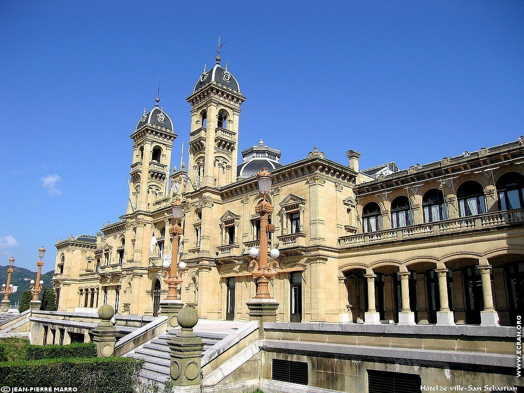 fonds d cran Donostia San sebastian - Pays Basque - Espagne - de Jean-Pierre Marro