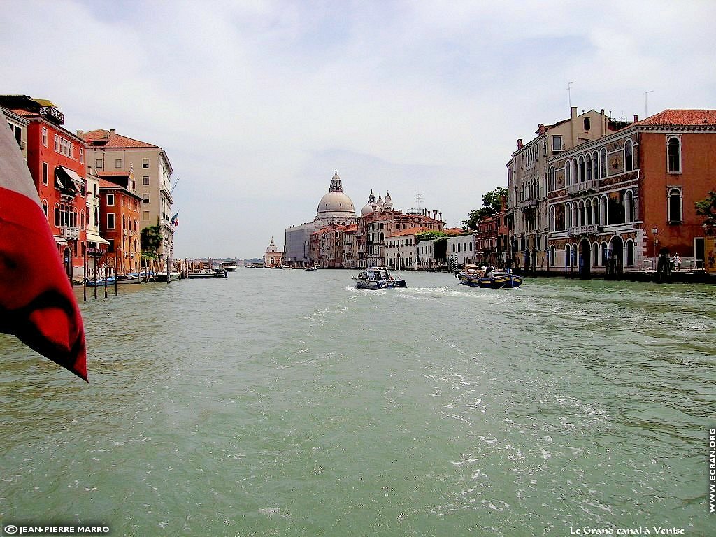 fonds d cran Le Grand canal Pont du Rialto Venise Italie - de Jean-Pierre Marro