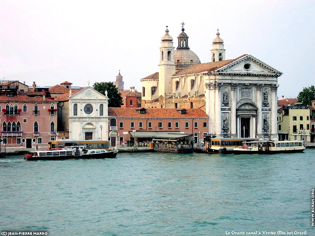 fonds d cran Le Grand canal Pont du Rialto Venise Italie - de Jean-Pierre Marro