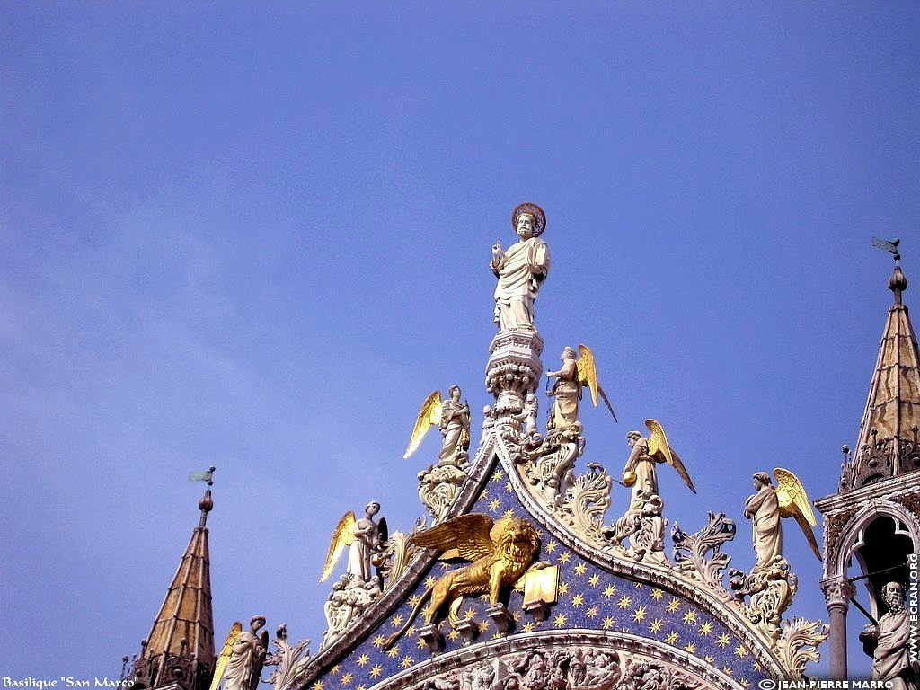 fonds d cran Italie Venise la Basilique et la place San Marco - de Jean-Pierre Marro