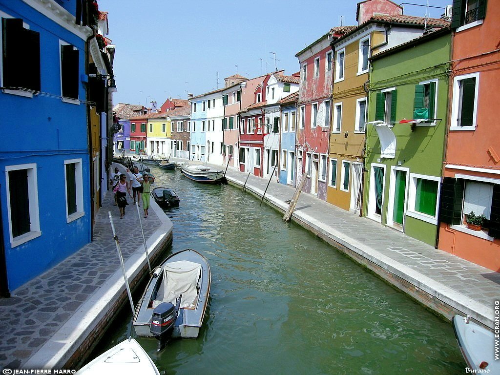 fonds d cran Italie Venise ile de Burano - de Jean-Pierre Marro