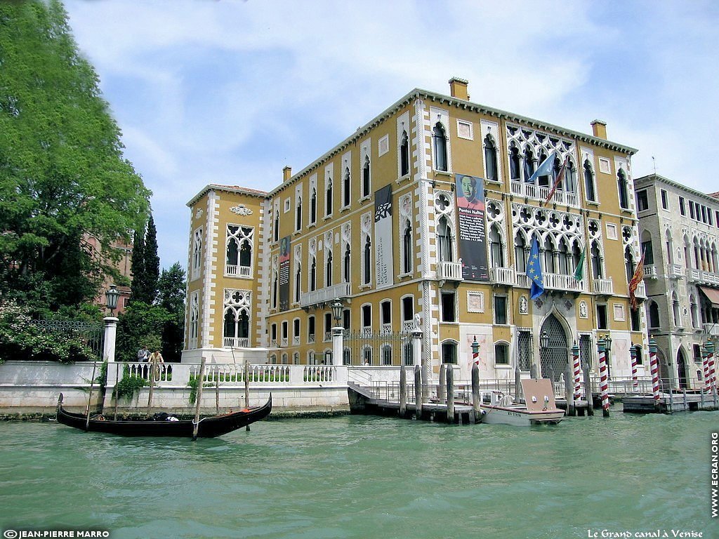 fonds d cran Italie Venise le grand canal - de Jean-Pierre Marro