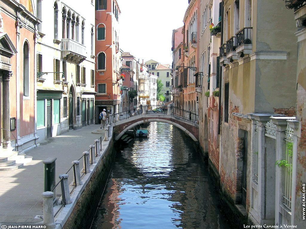 fonds d cran Italie Venise les-petits canaux - de Jean-Pierre Marro