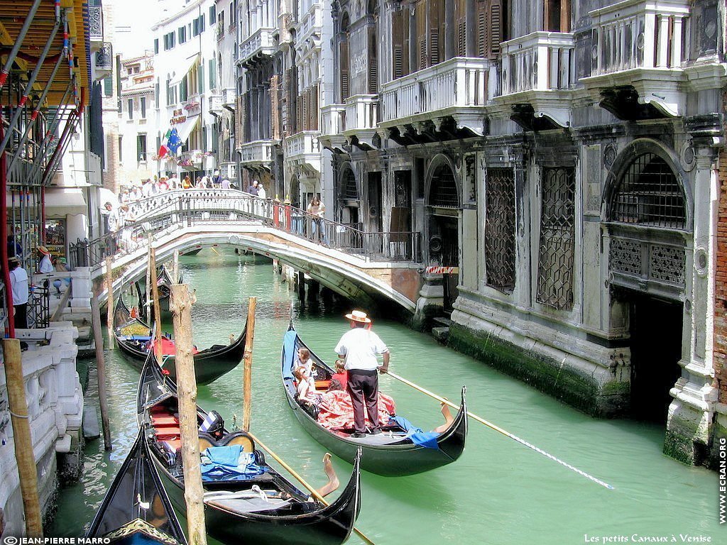 fonds d cran Italie Venise les-petits canaux - de Jean-Pierre Marro