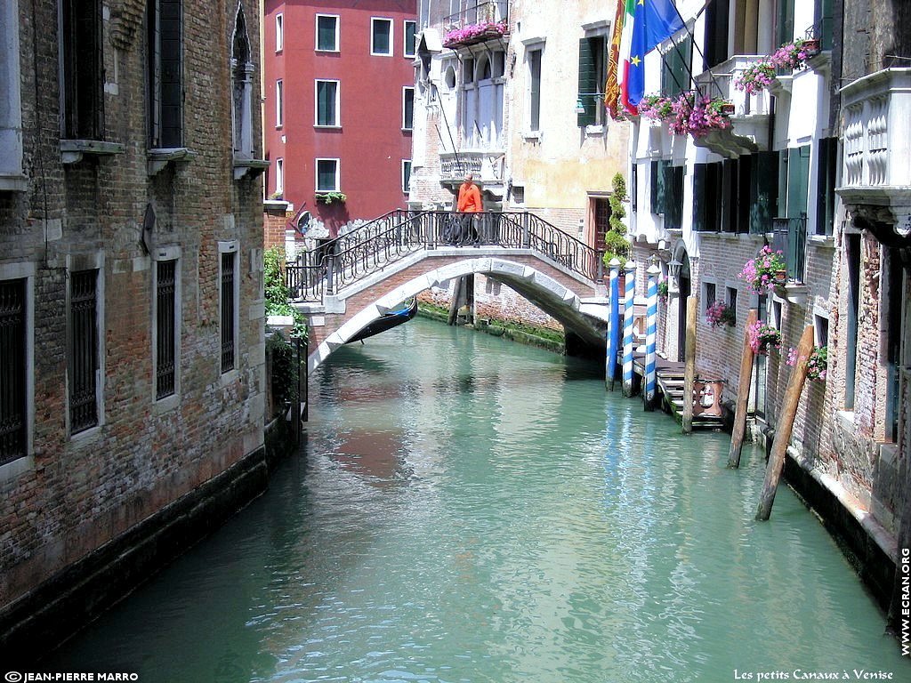 fonds d cran Italie Venise les-petits canaux - de Jean-Pierre Marro