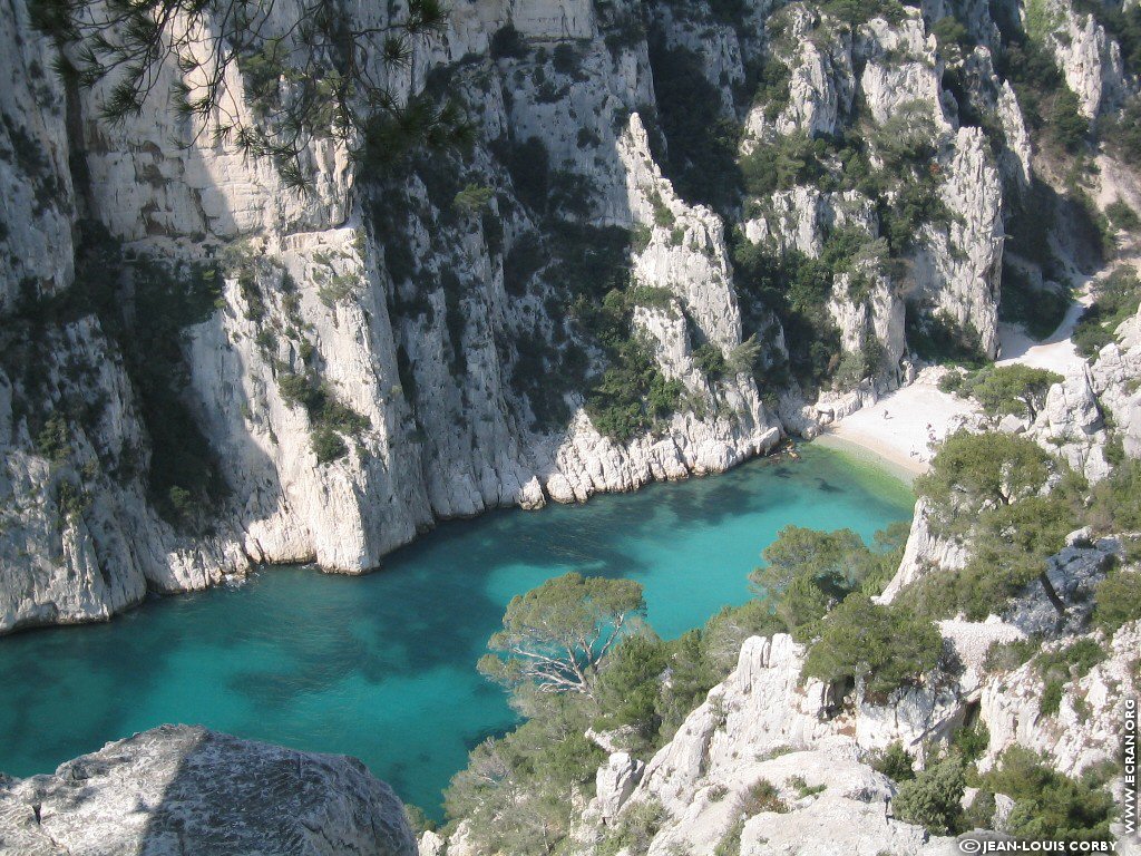 fonds d cran France Provence Bouches du Rhone Marseille et ses calanques - de Jean Louis Corby