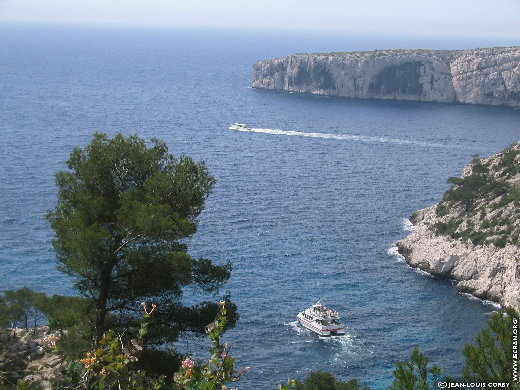 fonds d cran France Provence Bouches du Rhone Marseille et ses calanques - de Jean Louis Corby