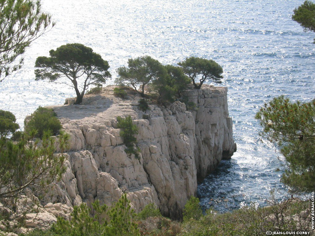 fonds d cran France Provence Bouches du Rhone Marseille et ses calanques - de Jean Louis Corby