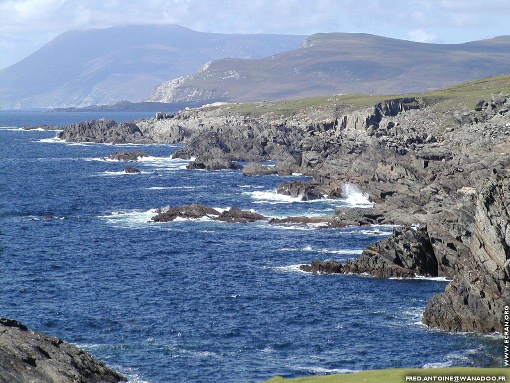 fonds d cran Irlande - cliffs of moher, doo lough, gortmore, lettermore, roudstone,celte ... - ile celtique & magique ! - de Fred Antoine