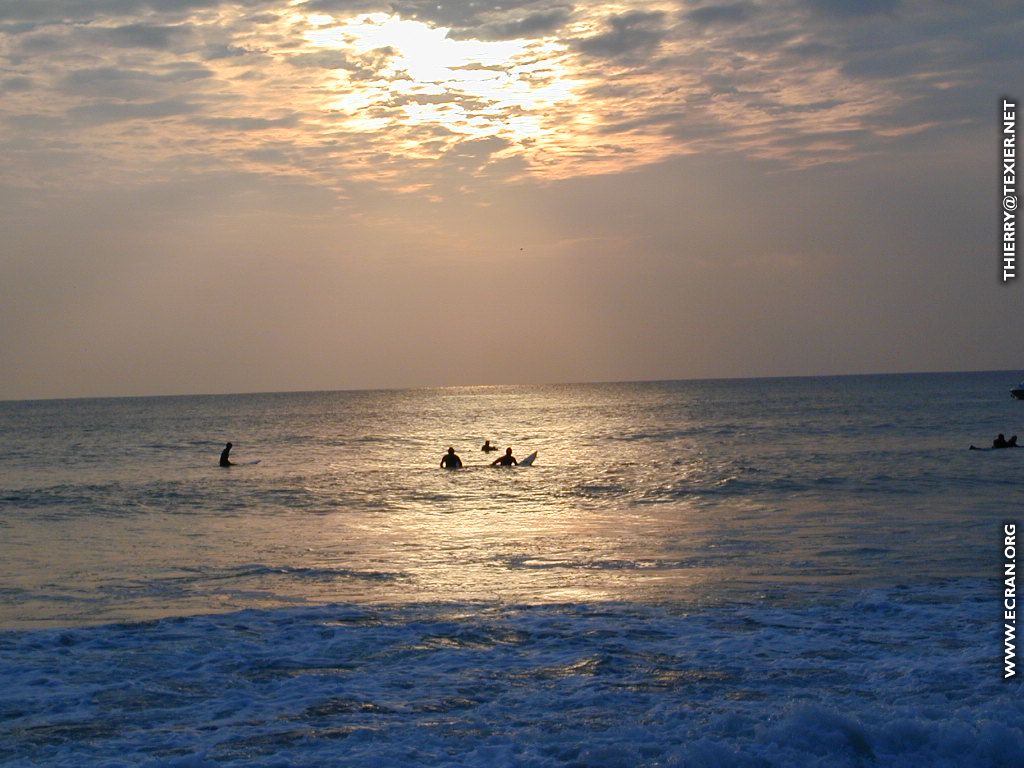 fonds d cran Loire-Atlantique Le Pouliguen - Surf au Pouliguen - de Thierry Texier Lafleur