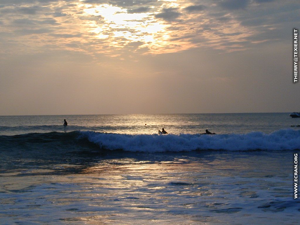 fonds d cran Loire-Atlantique Le Pouliguen - Surf au Pouliguen - de Thierry Texier Lafleur