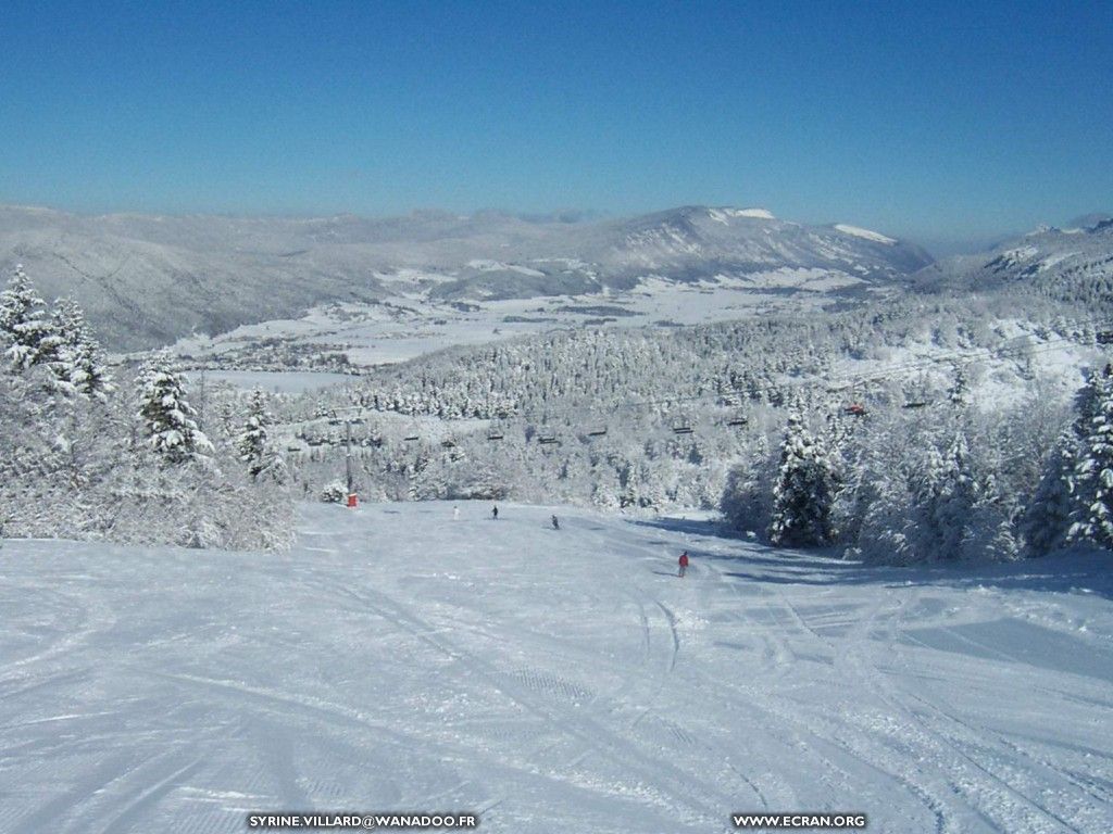 fonds d cran montagne-neige-vercors-villard-de-lans - de Syrine De Villard