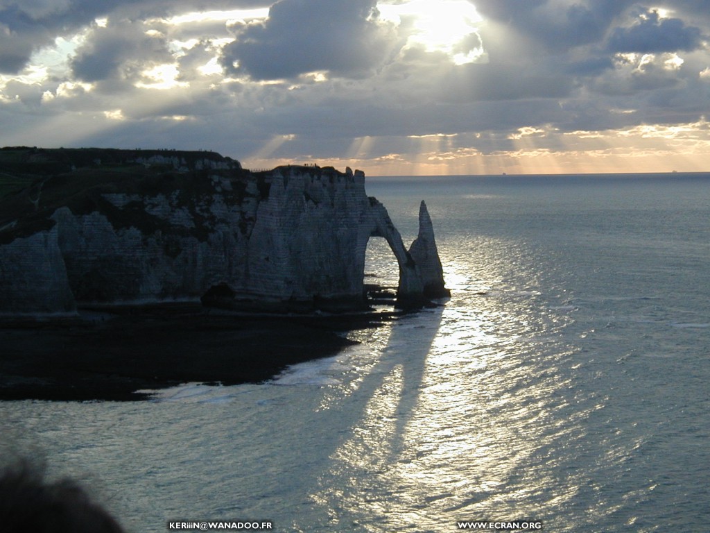 fonds d cran Seine Maritime - Cote d'Albatre -  Etretat - de Karine Scotti